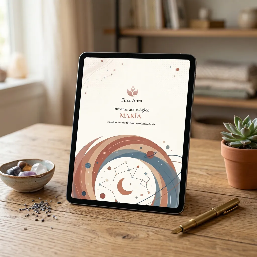 Informe de First Aura en una tablet